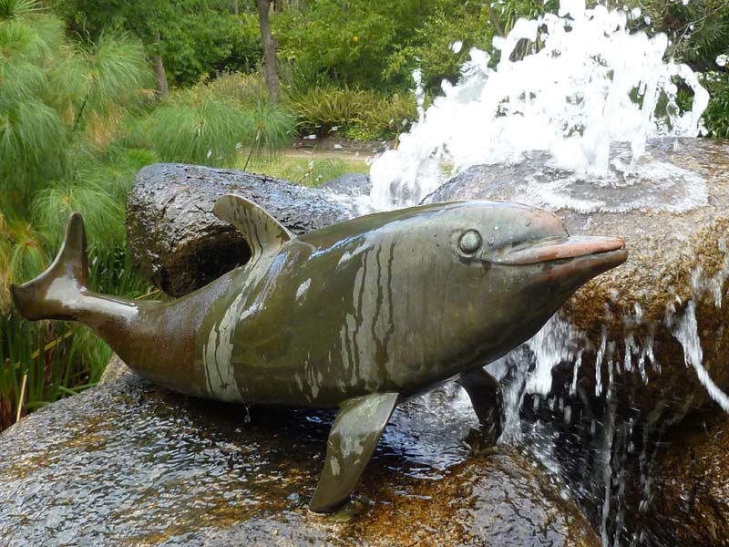 Dolphin on Fountain