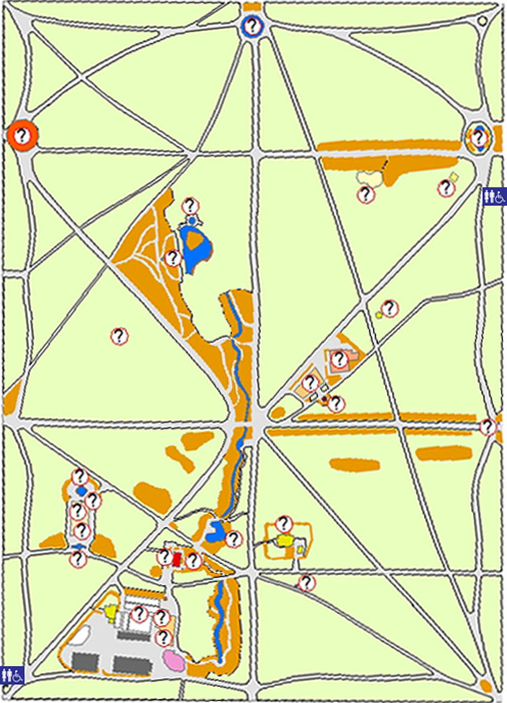 Fitzroy Gardens Map